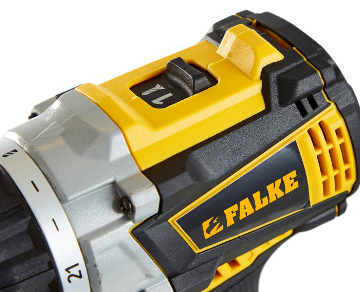 Falke børsteløs akku bormaskin 18V inkl. 2,0 Ah batteri